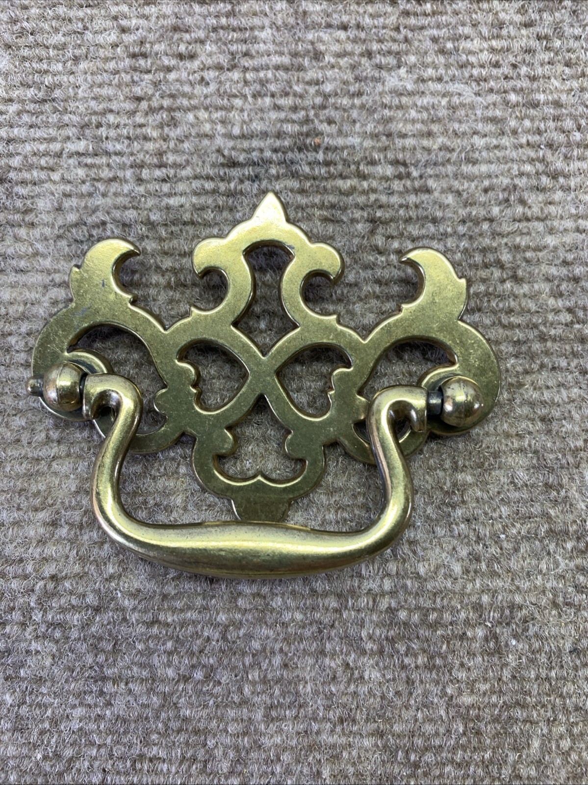 SET Of 6 Keeler Brass KBC Drawer Pulls K4694 Good Condition Screws Included 3”