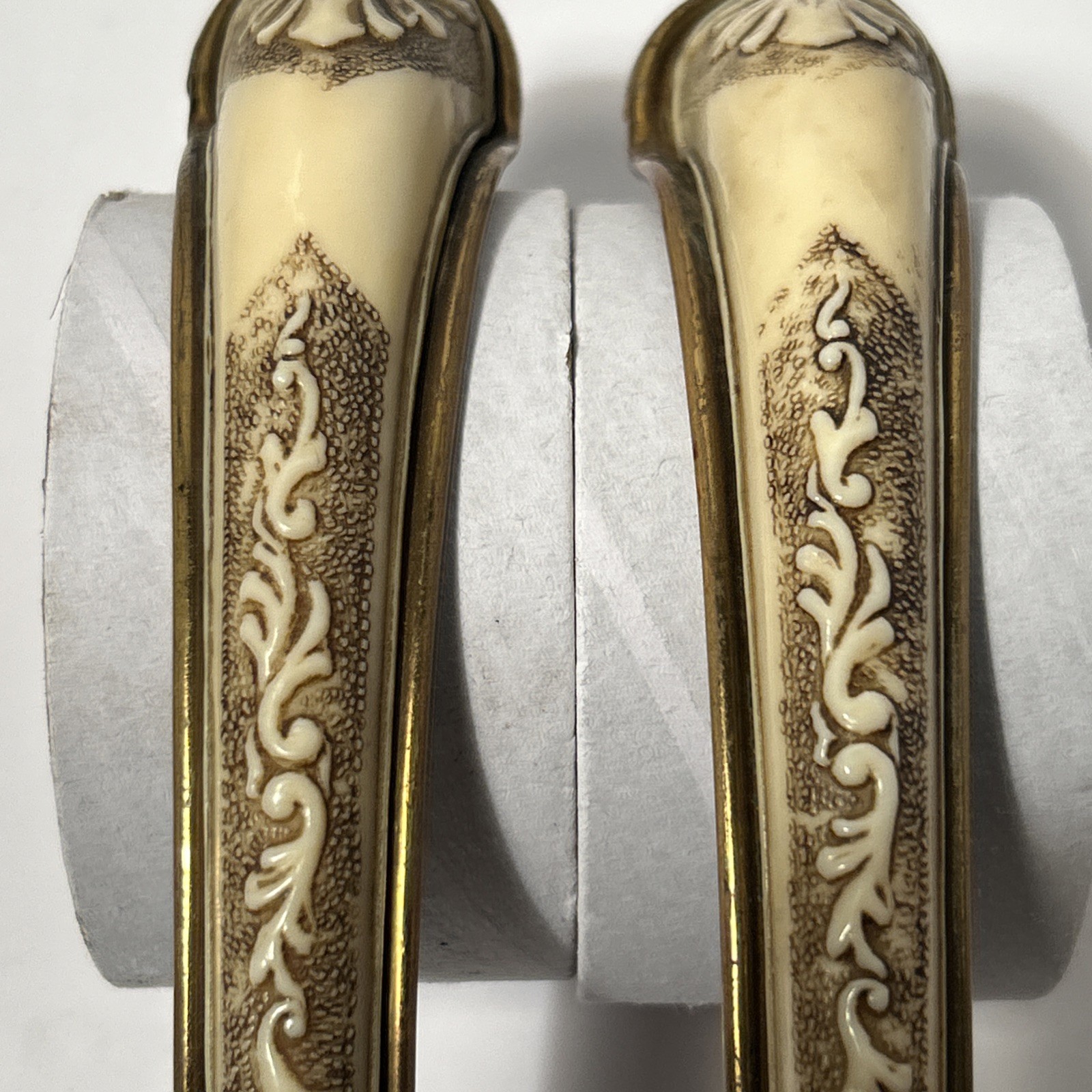 Antique Vintage Bakelite Door Cabinet Handles Pulls Set of 2