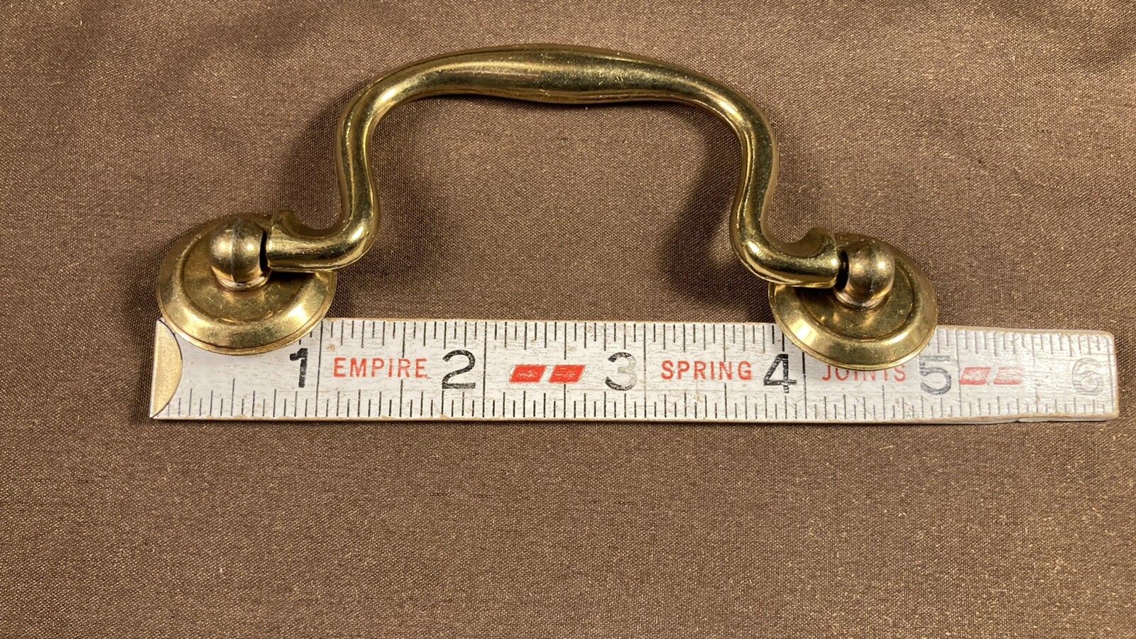 2 Keeler Brass Co. Bail Pull for Vtg Antique Dresser Furniture 3 3/4″ Centers