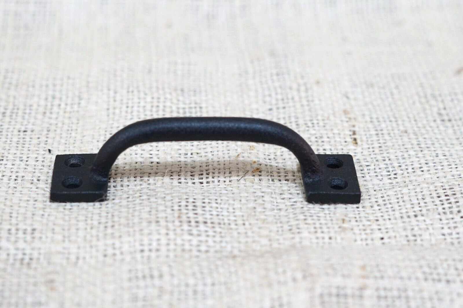 20 CAST IRON HANDLES DRAWER PULLS 4″ MATTE BLACK HOME DECOR KITCHEN WINDOW PULL