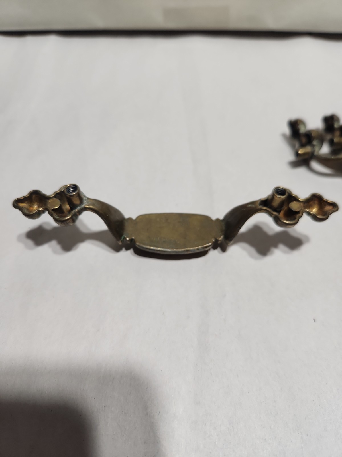 Vintage Keller Brass Co. Drawer Pulls Set Of 6.