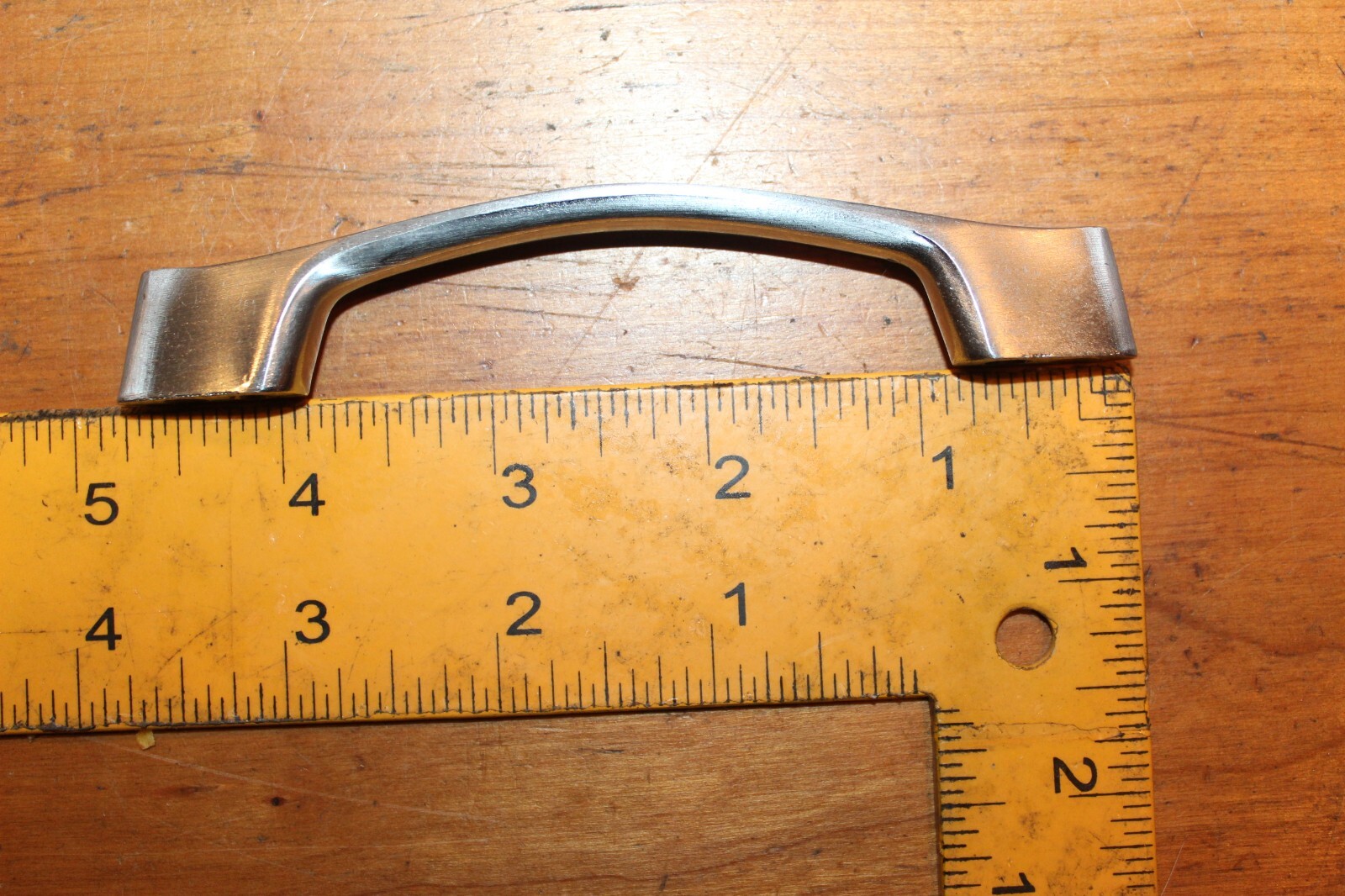 Brushed Aluminum Mid-Century Modern Drawer Pull / Handle I-27