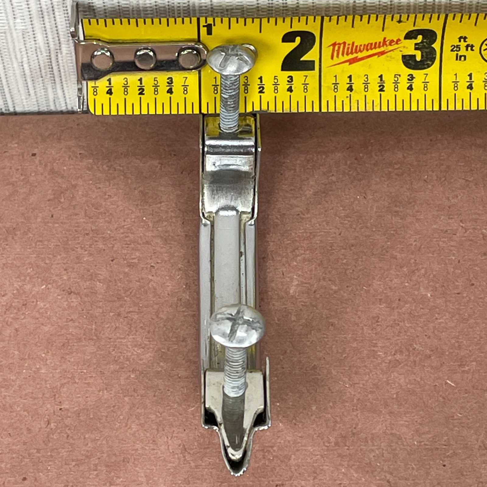 2 Vintage Chrome Plated Cabinet Pulls ( Similar to Youngstown & Amerock E311 )