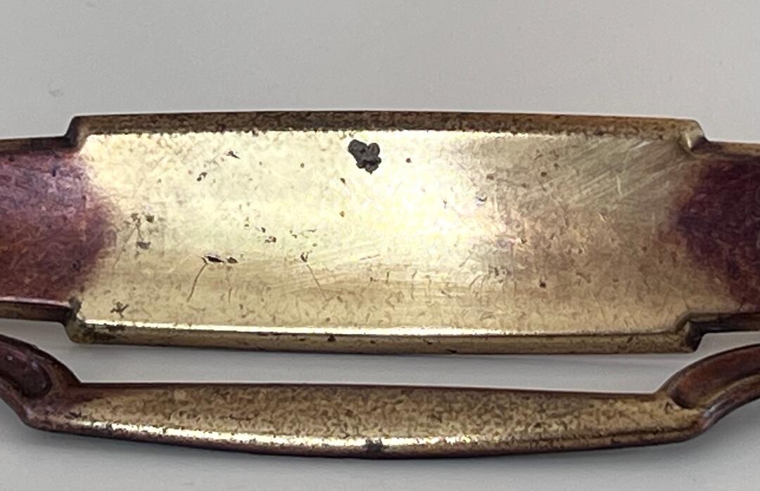(4) Mid-Century Dresser Drawer Drop Handle Pulls 7″ Long / 4.5″ Screw To Screw