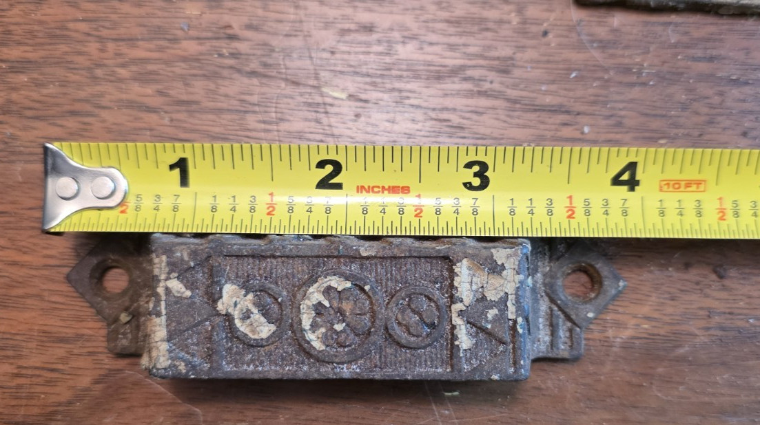 Antique/Vintage Lot of 11 Drawer Pulls/Handles ~ Decorative ~ Cast Iron? ~ Used