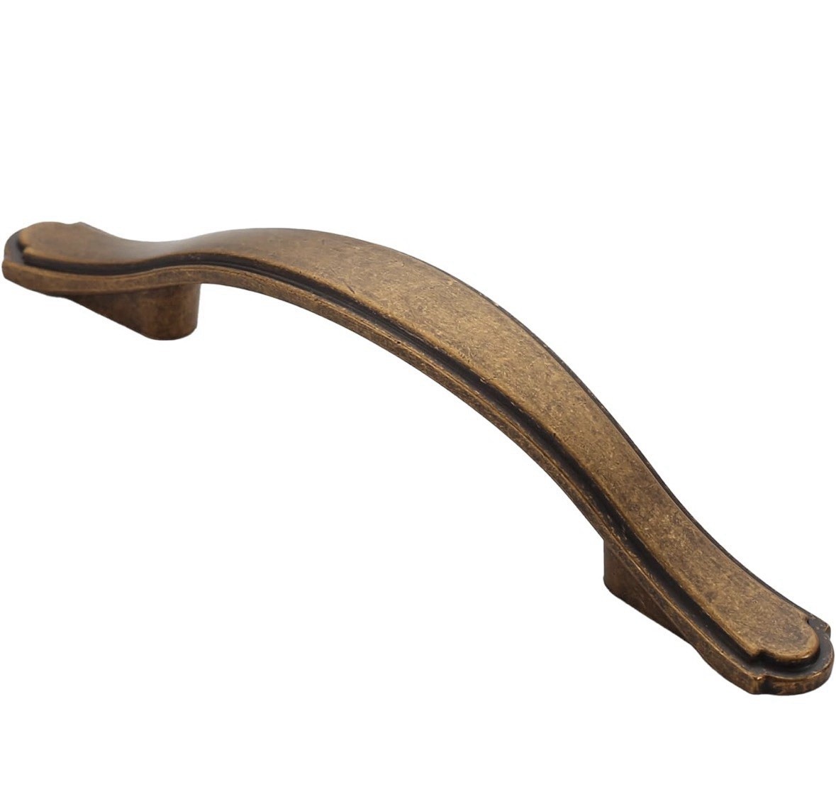 30 Traditional Brass Drawer Handle Antique Style 5” Hole Center