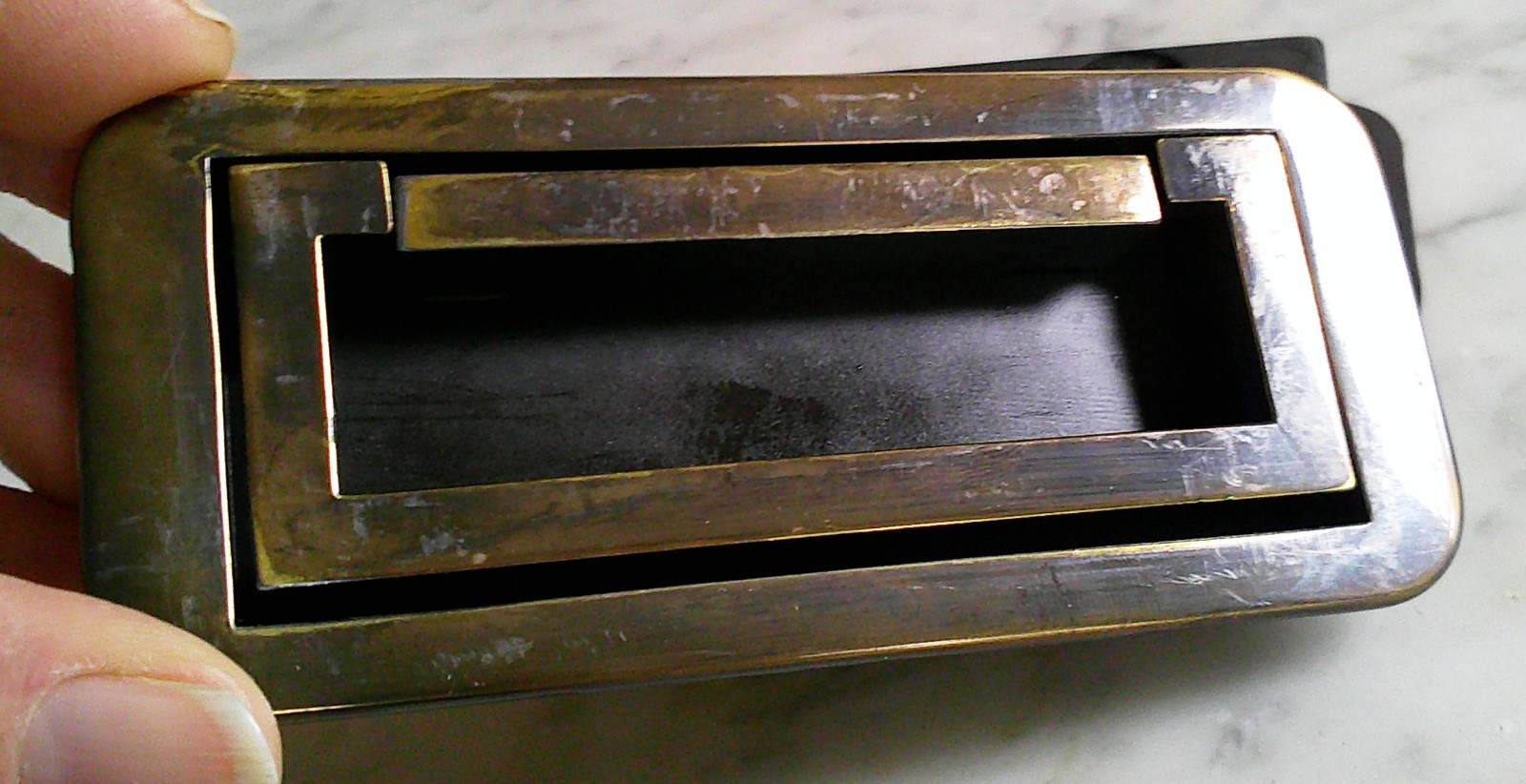Drexel Dynasty Et Cetera Asian Campaign Drawer Pull Handle CHC E5250 Vintage L2