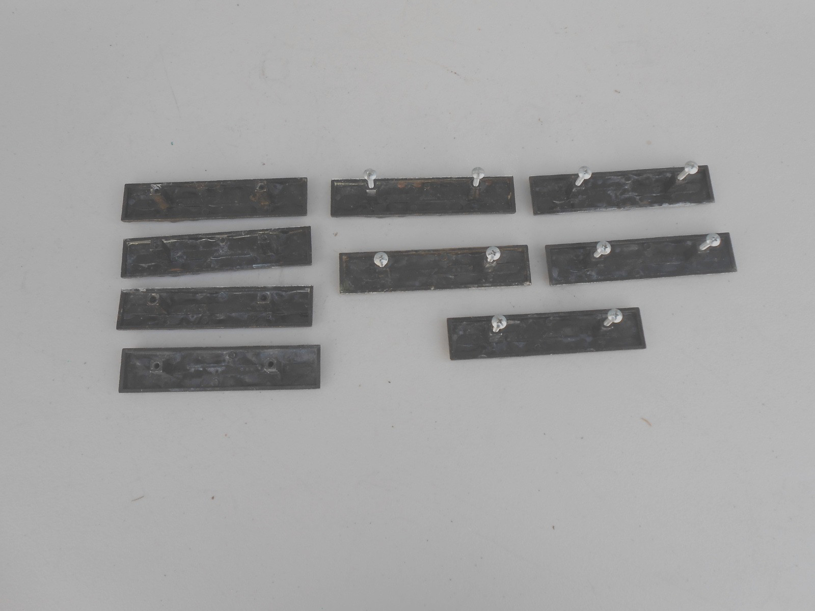9 Vintage Rustic Brass Allison 999 Drawer Cabinet Pulls Handles 5-1/2″ x 1-1/4″