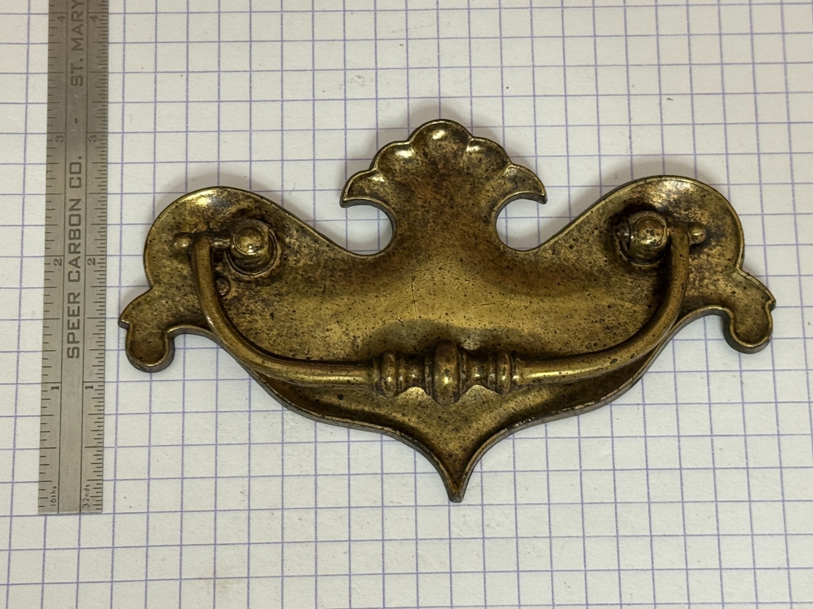 Original Ethan Allen Classic Manor Heirloom 3″cc Drawer Pull Handle KBC N609