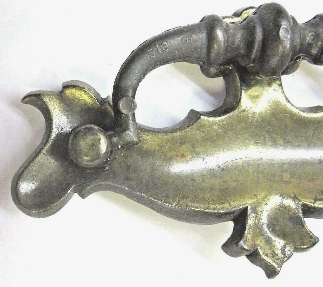 BPC 2308 Drawer 1900s Drop Bail Pull Handle Dark Brass 2-1/4″ Centers 1 Antique