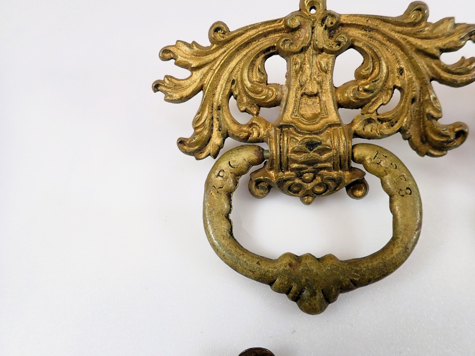 Vintage Keeler Brass Co KBC Ornate Drawer Pulls Lot of 5 Louis XVI Rococo
