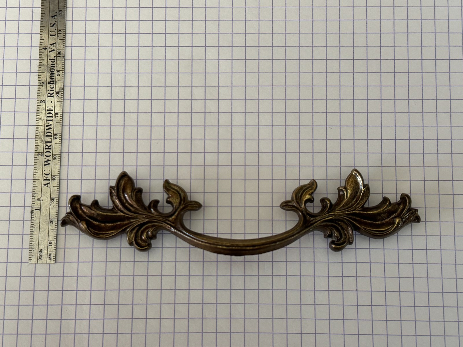 Keeler Brass KBC N 589 Fleur de Lis French Provincial Pull Handle Free Ship
