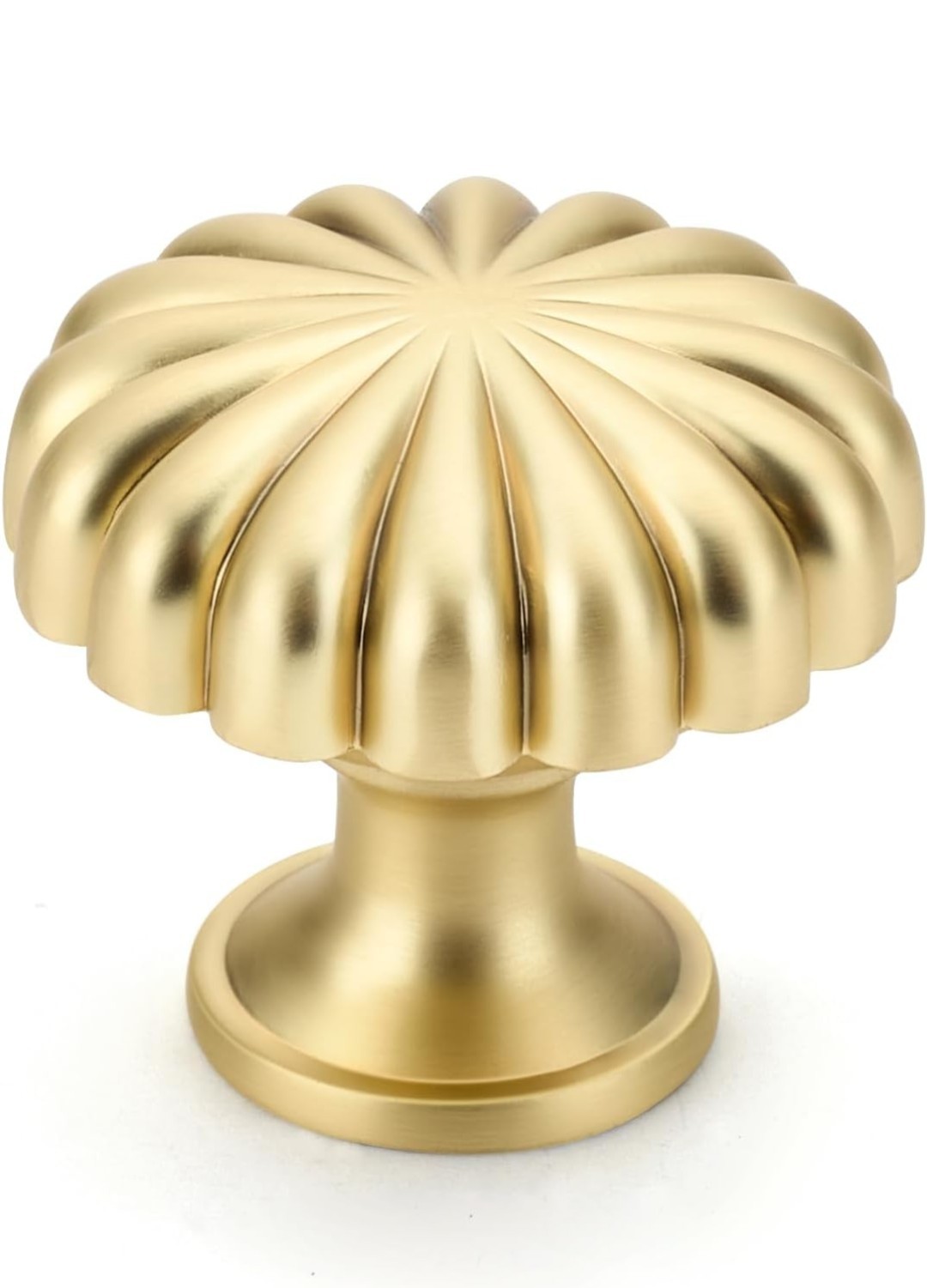 10 Pack Brushed Gold Kitchen Cabinet knobs and Pulls – Zinc Alloy NEW