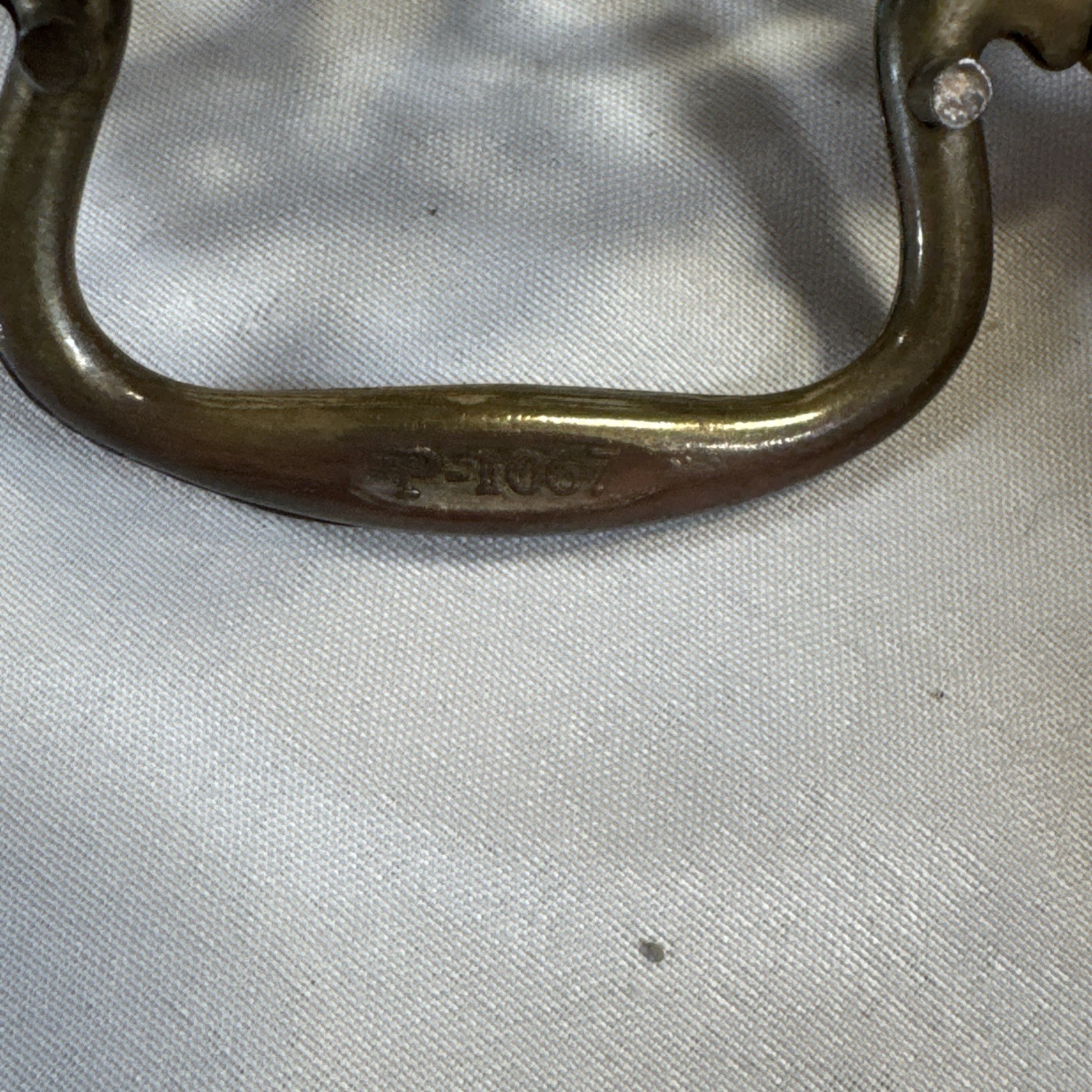 Lot of 12 Vintage Chippendale Style Drawer Drop Bail Pull Handle Brass Cont. B