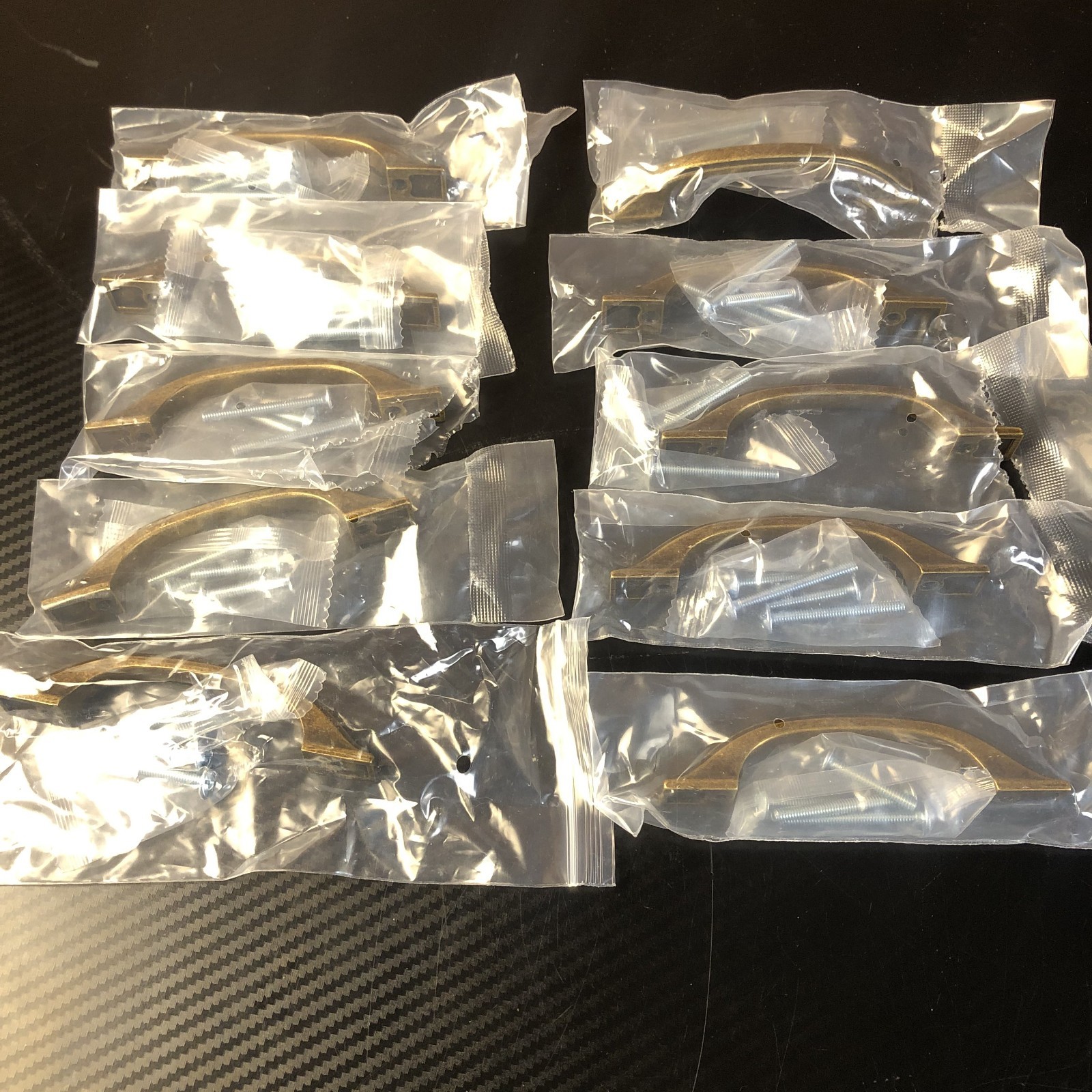10 Pack Antique Brass Cabinet Pulls 3 Inch Vintage Brass Cabinet Handles