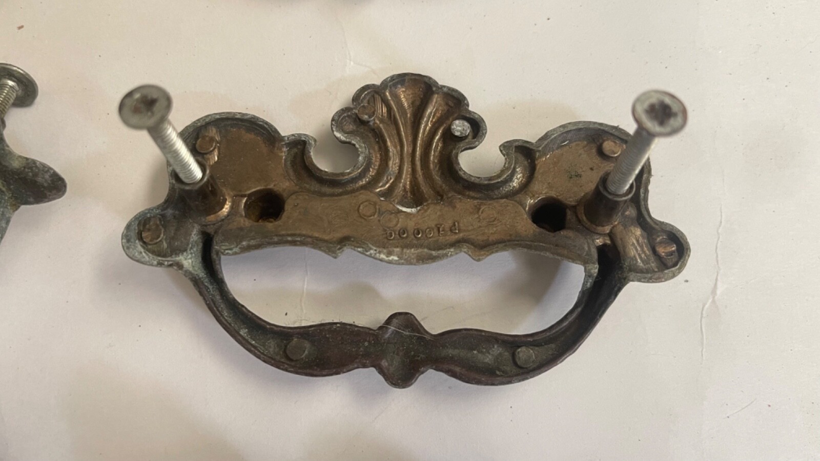 20 VTG Chippendale Phyfe Regency French BRASS Drawer Pull 3″ Ctr Handles P16006