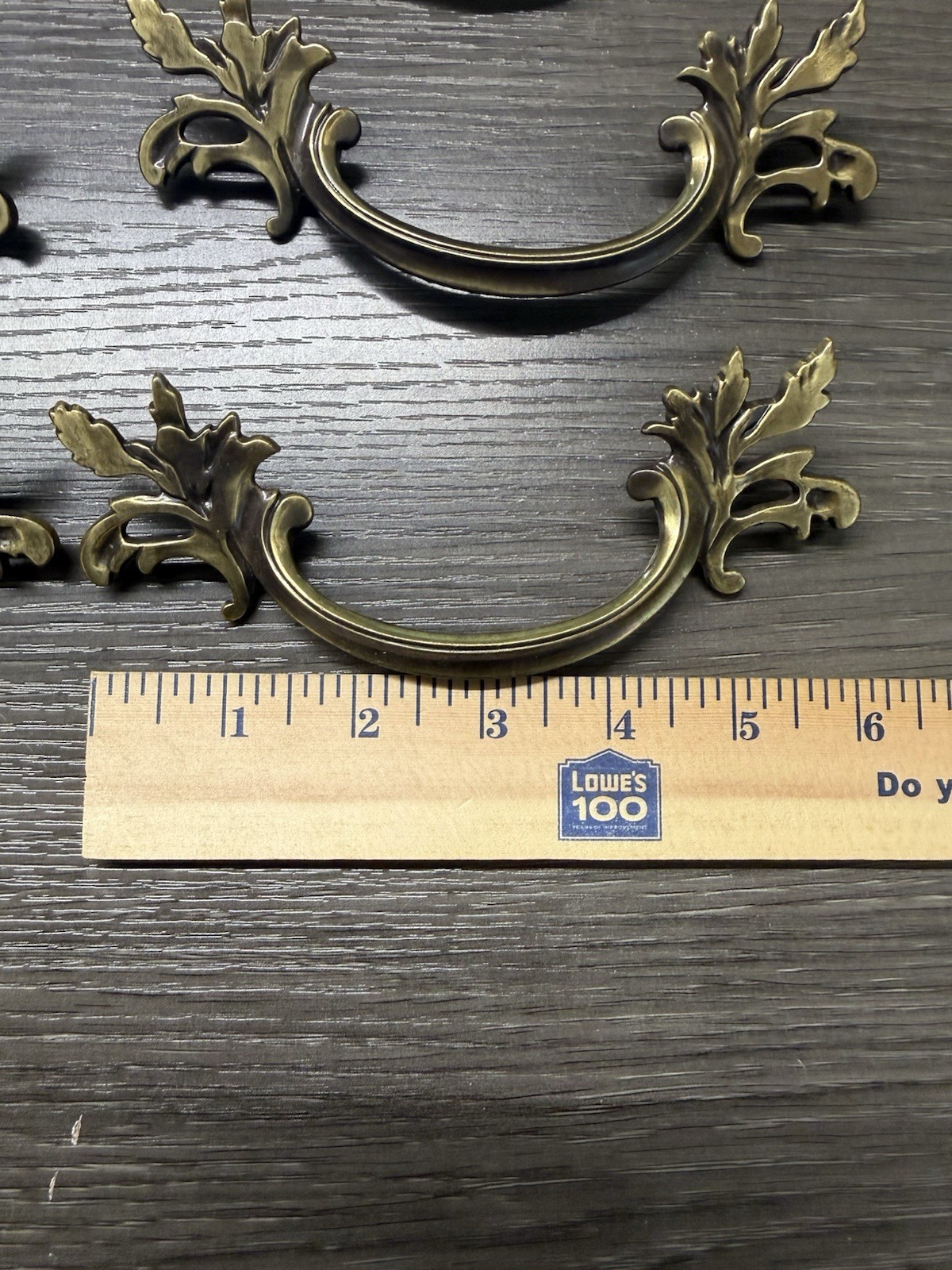 6 KBC Keeler Brass Drawer Pull French Provincial Cabinet 15023 6.5” (38