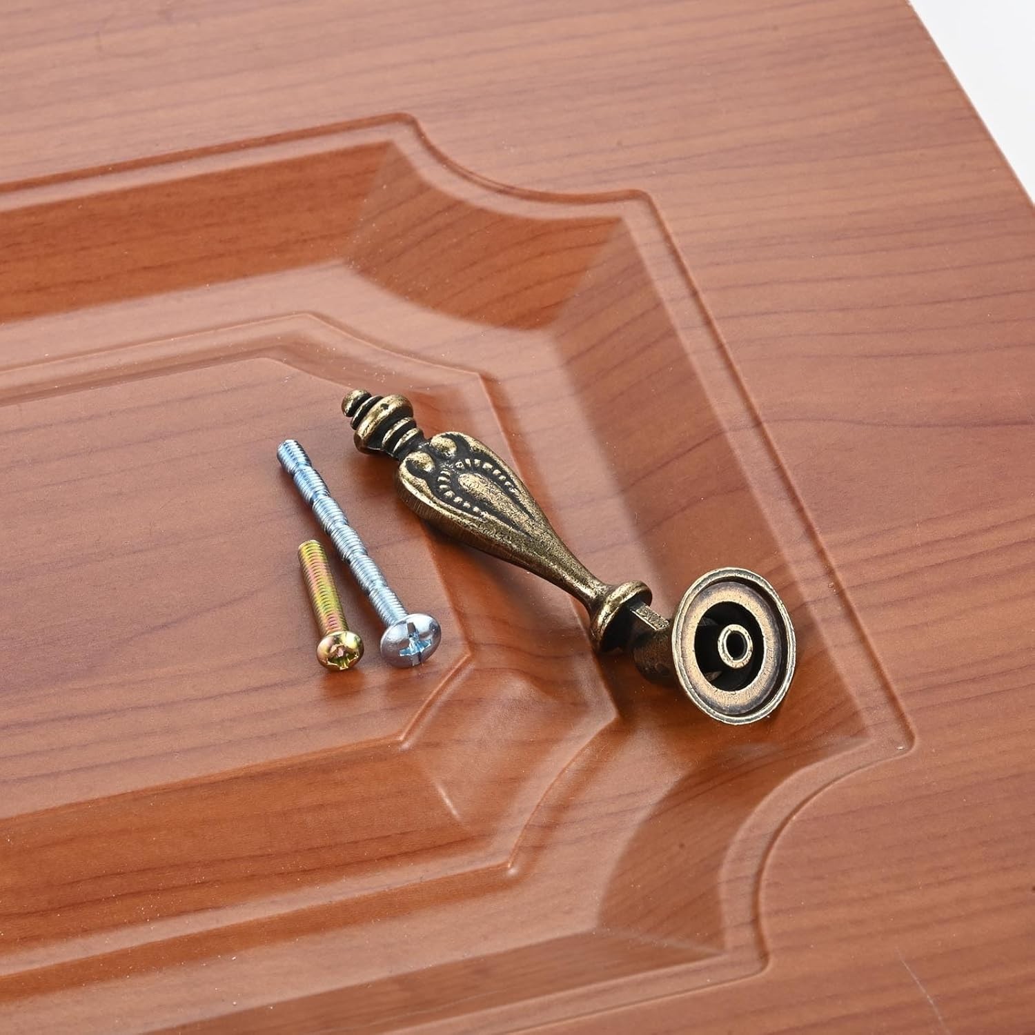 4 Pack Antique Bronze Drop Handle Pull Drawer Cabinet Dresser Wooden Box 70.5mm