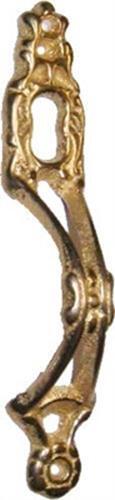 (5 Pack) Victorain Keyhole Finger Pull Brass