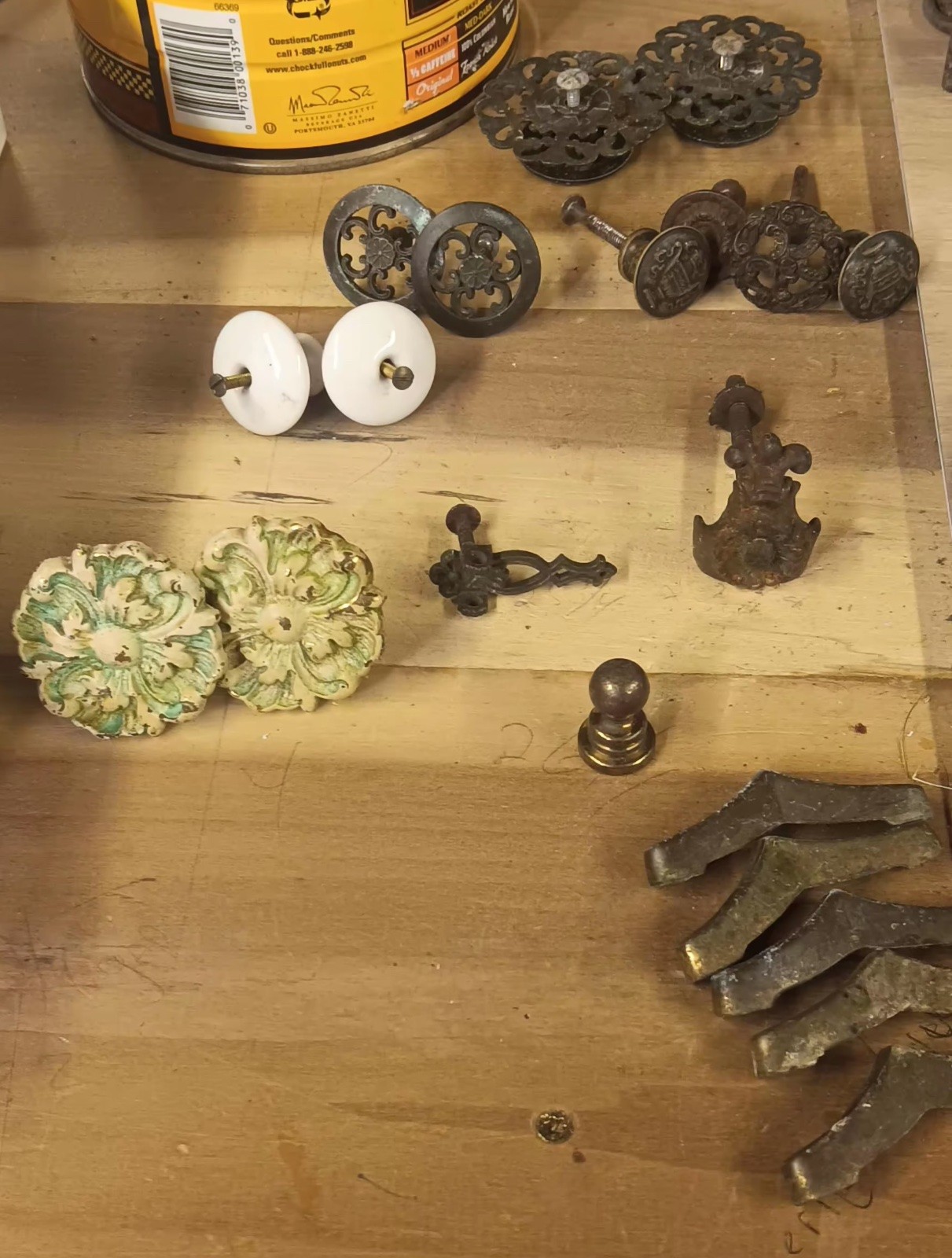 Mixed Lot Antique Vintage Drawer Pulls Knobs Hardware Restoration Salvage