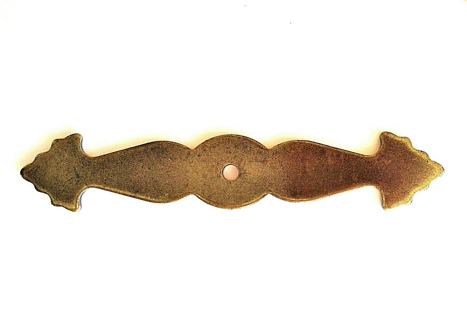 10 Ajax JB Cabinet/Furniture Drawer Back Plate Burnished Brass Finish 4-3/4″