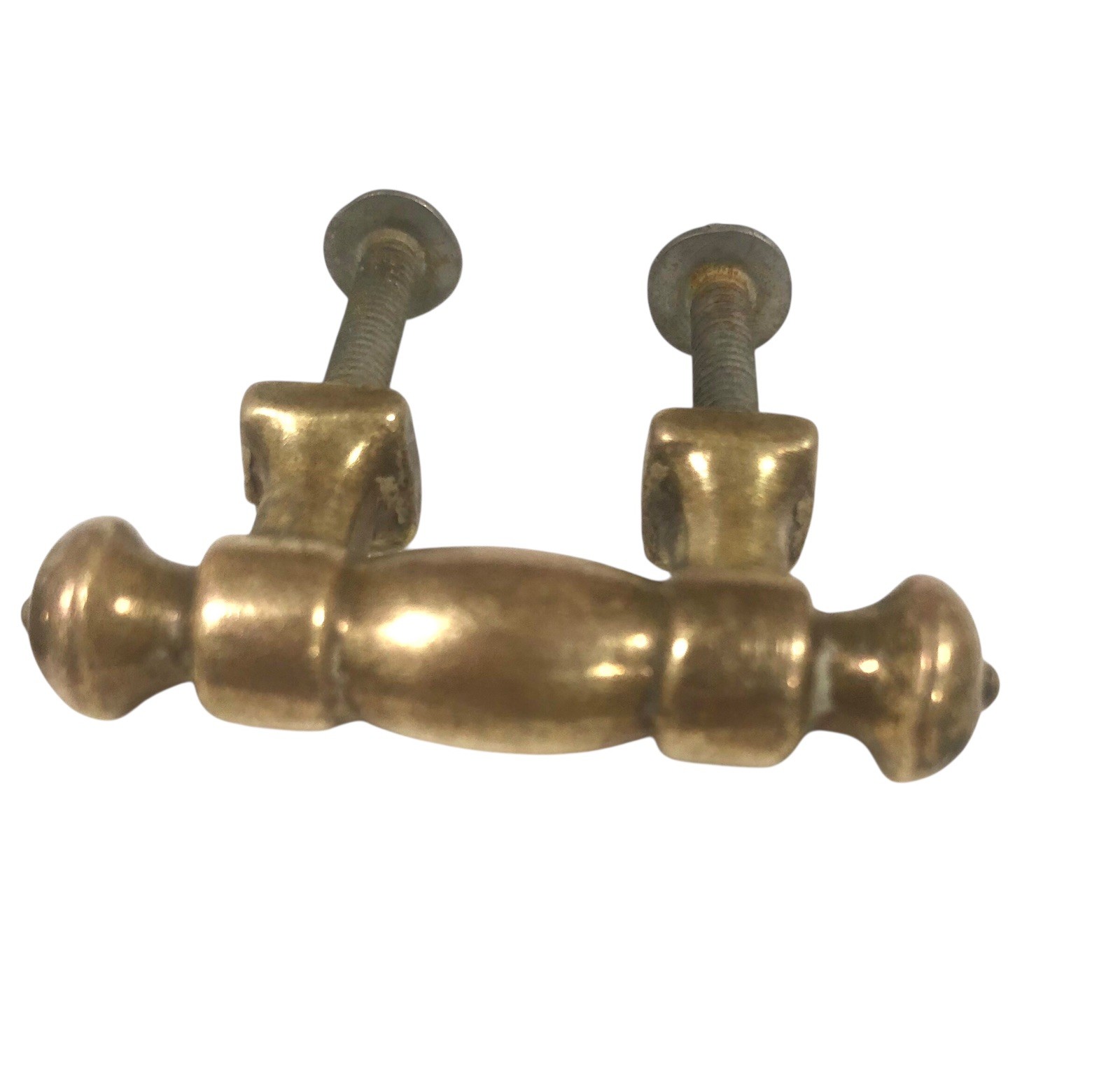 Vintage Drexel Esperanto MCM Dresser Brass Gold Door Pulls Set Of 2 W/ Screws