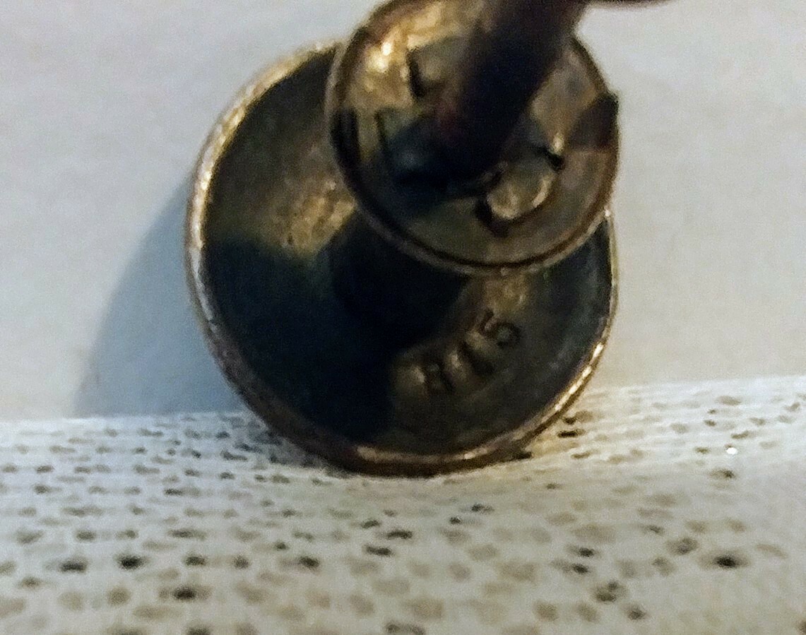 Lot of 4 Antique Vtg Ornate Brass Drawer Pulls /Handles w/Original Hardware