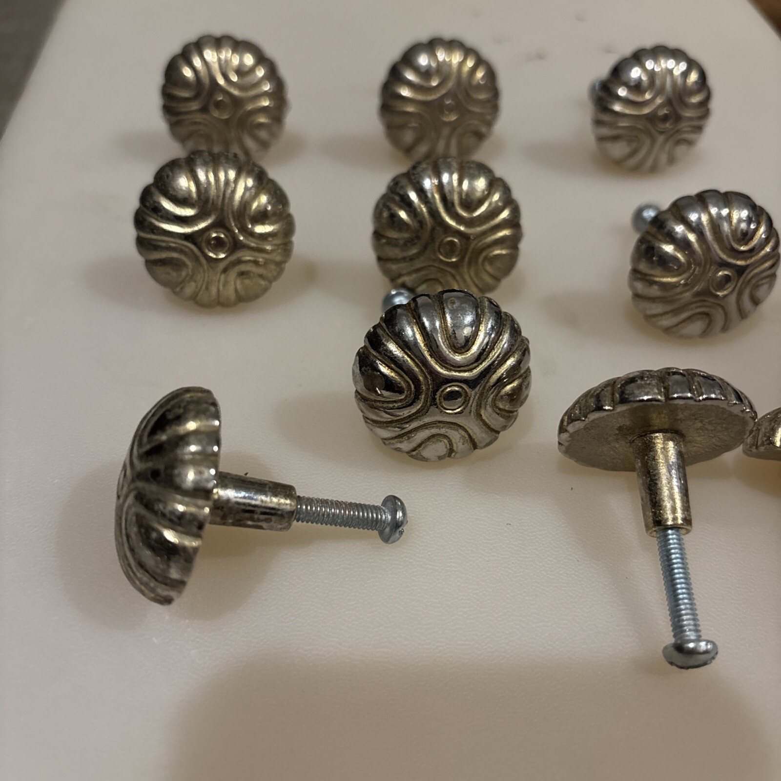 30 Antique Ornate Decorative Antique Brass Drawer Pulls- Art Deco vintage home