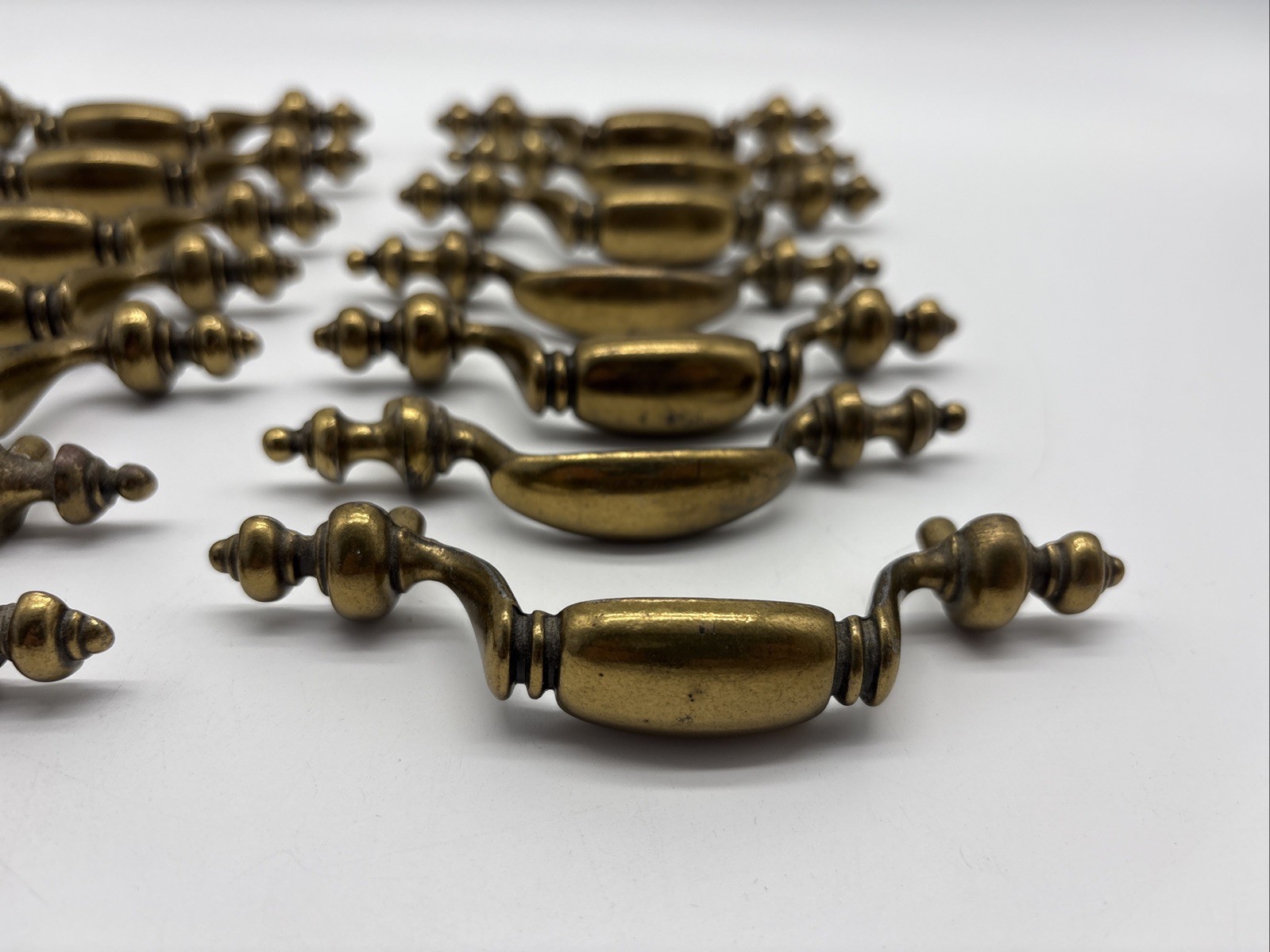 VTG Keller Brass Co. Drawer Pulls Lot 14 N 14620 3”on Center
