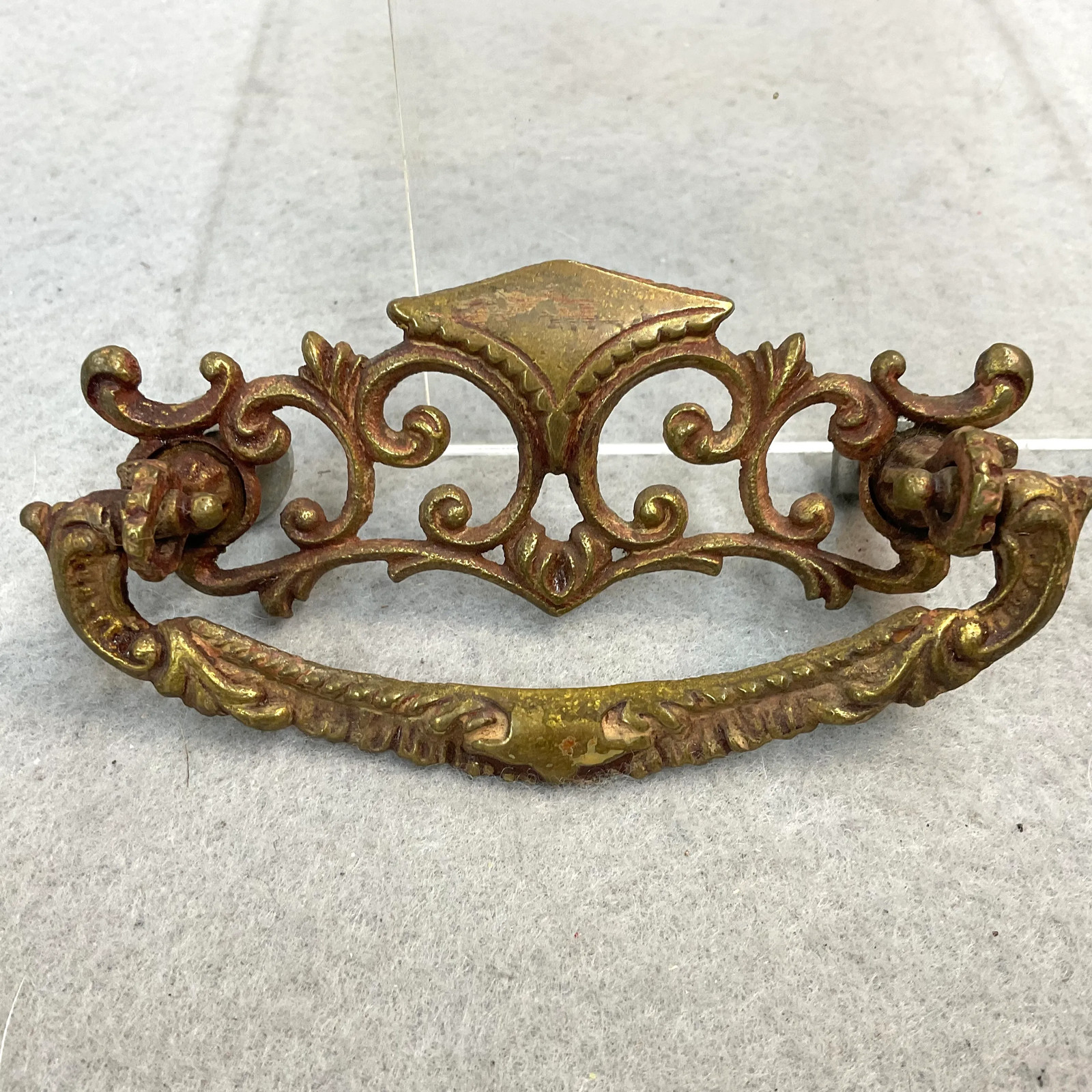 Vintage Brass Drawer Pulls Handles Hardware Various Victorian Styles Lot of 3