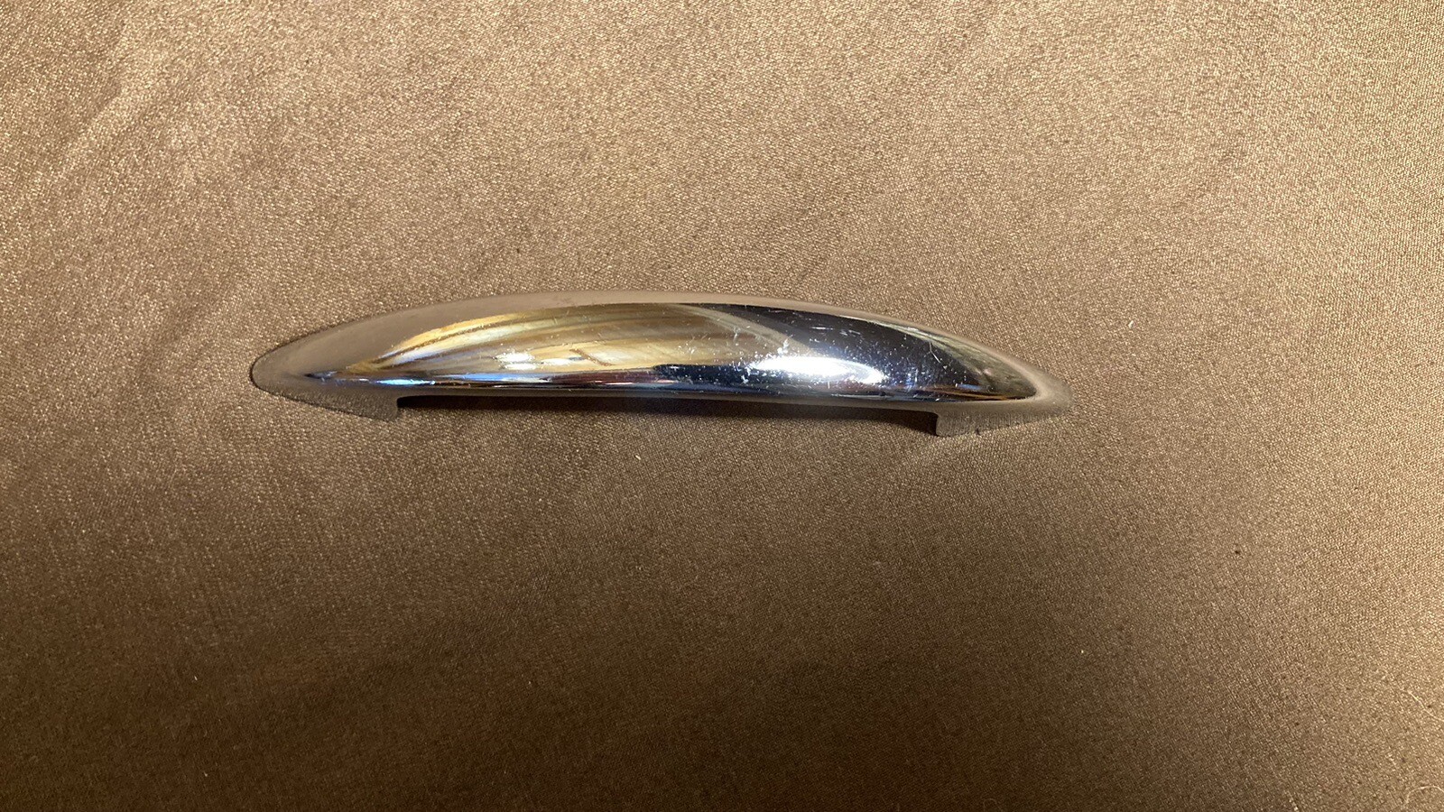 Vintage Chrome Cabinet Door Handle Drawer Pull 50s 60s 70s Mid Century Modern