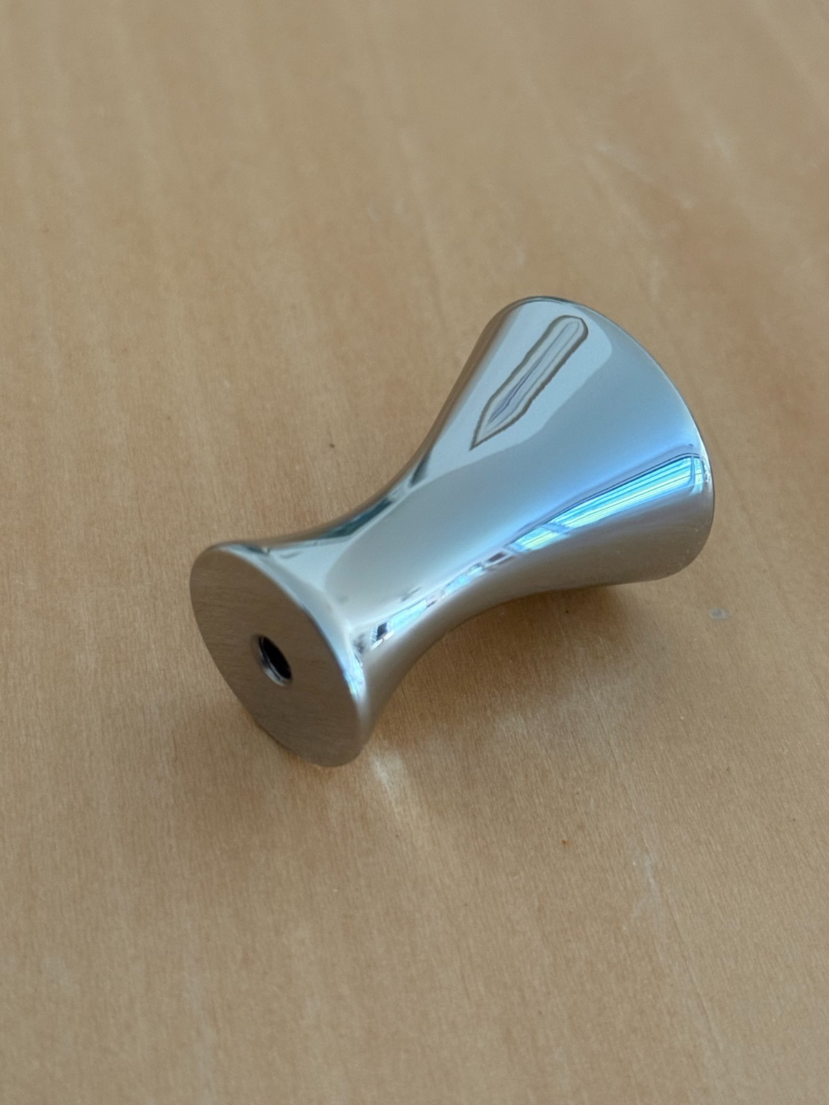Beautifully crafted Nickel plated replica McCobb mid-century modern drawer pull