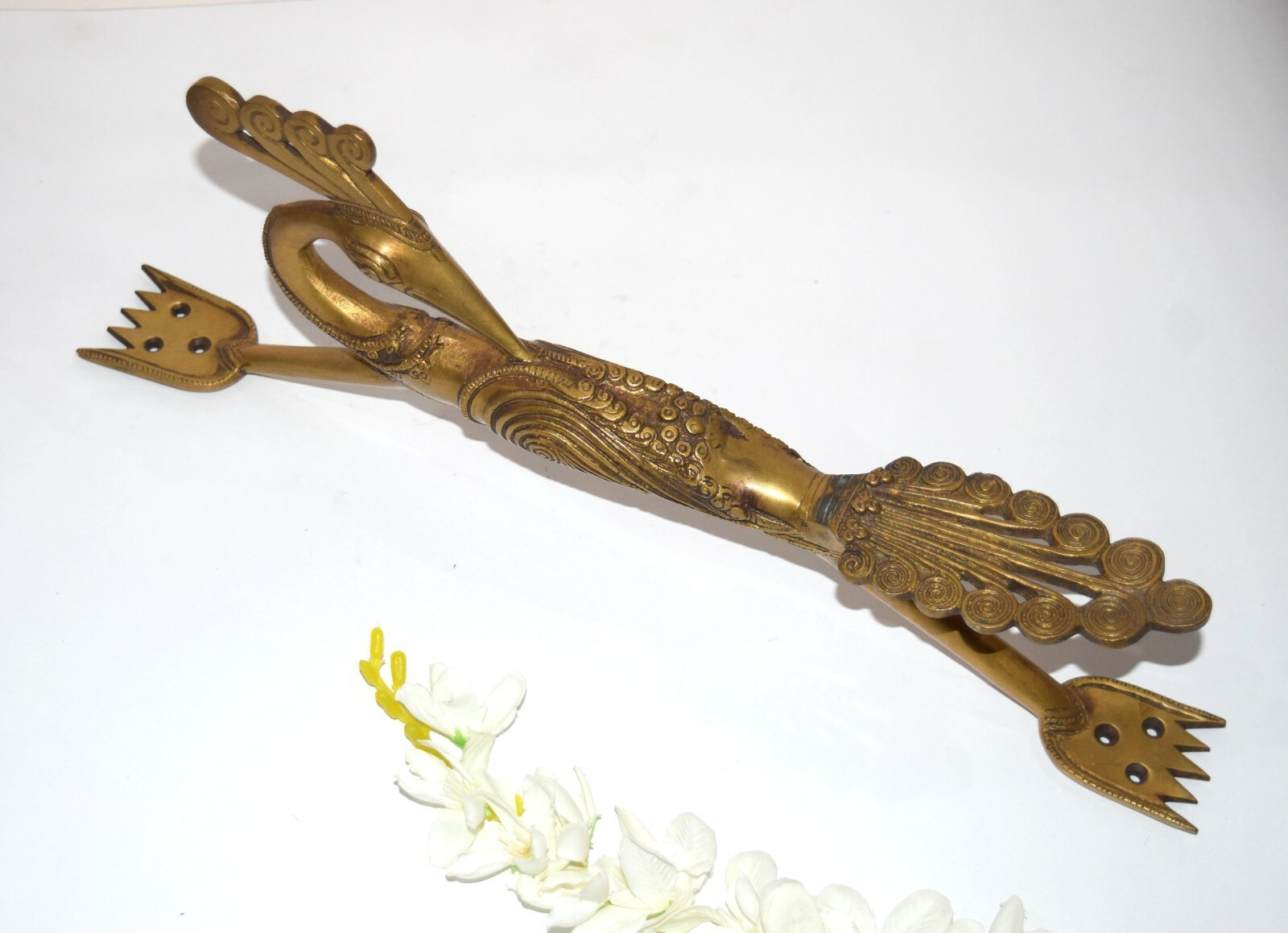 Peacock Door Handle Brass Peafowl Style Dresser Pull Bird Door Accessories GTX