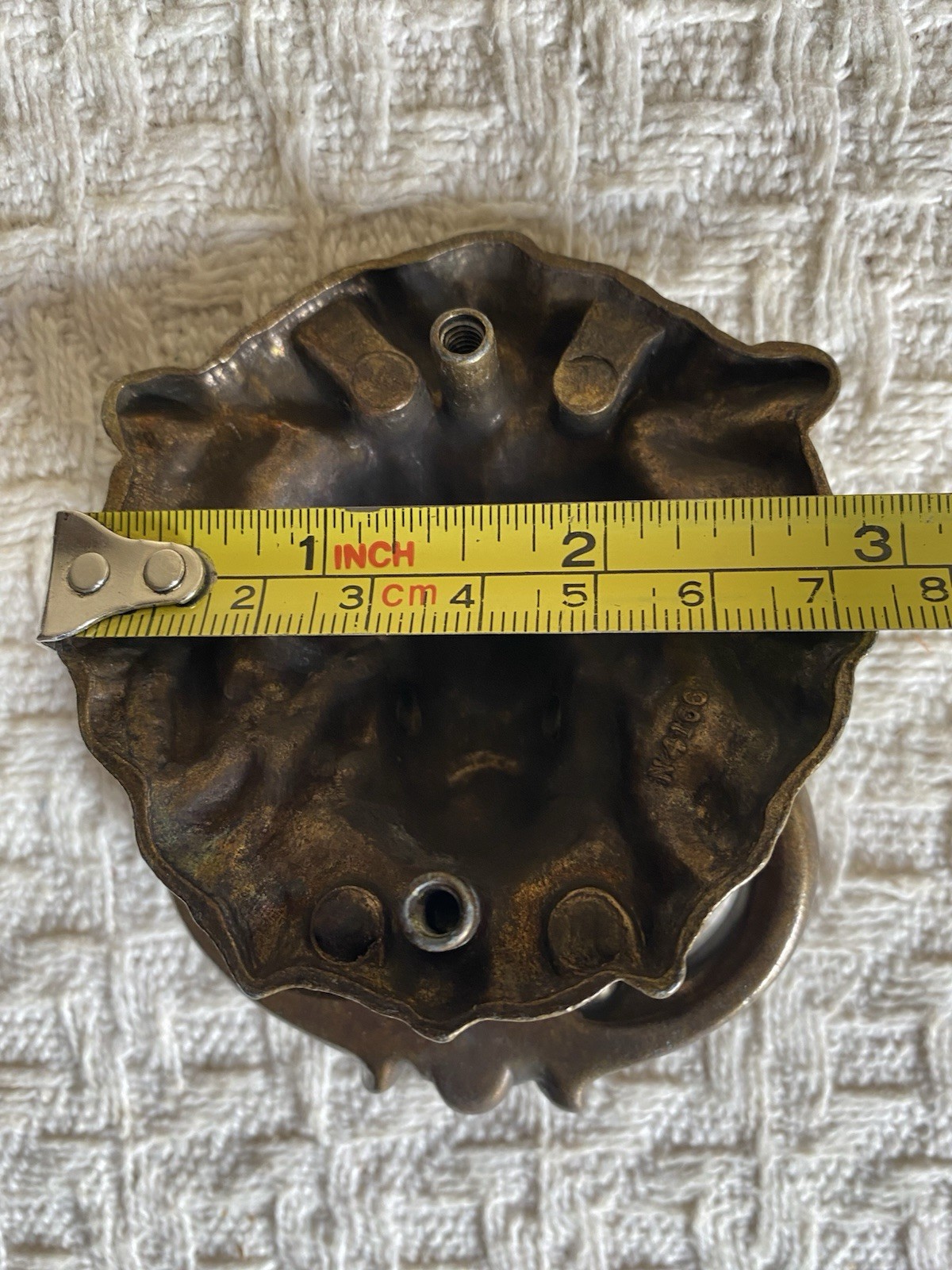 8 VTG Brass Bronze Metal Lion Head Drawer Chest Pulls Victorian Large & Small