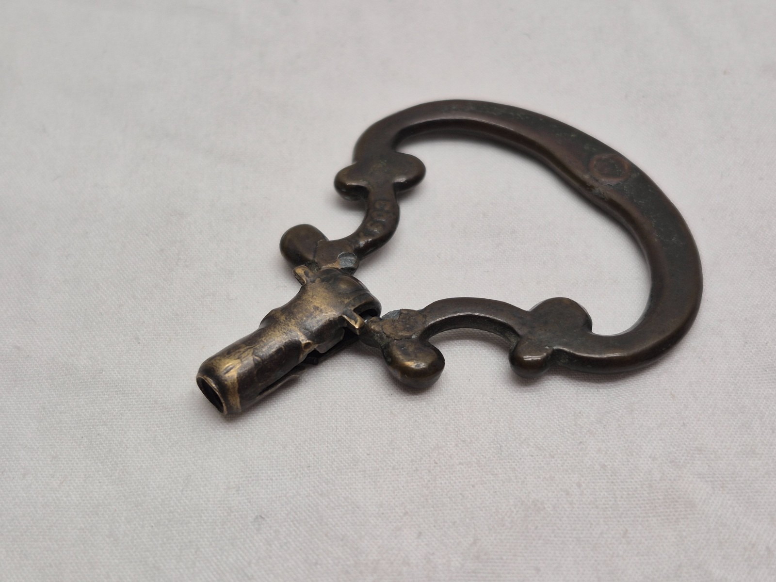 Vintage Antique Ornate Metal Drawer Pull Hardware Drop Ring Knob Bail Furniture