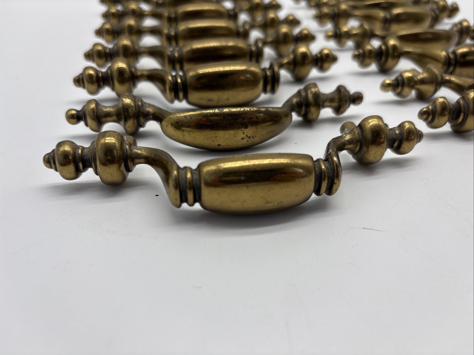VTG Keller Brass Co. Drawer Pulls Lot 14 N 14620 3”on Center