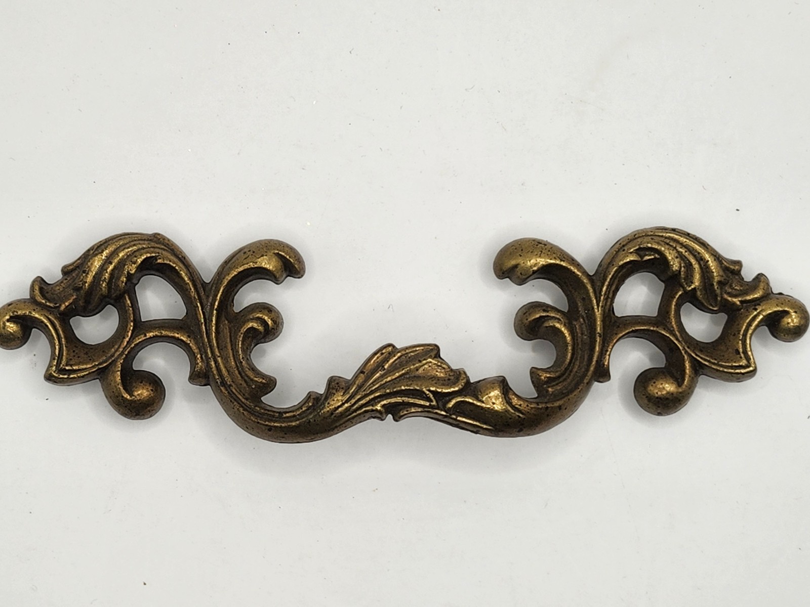 Vintage Keller Brass Company French Provincial Style Drawer Cabinet Handle