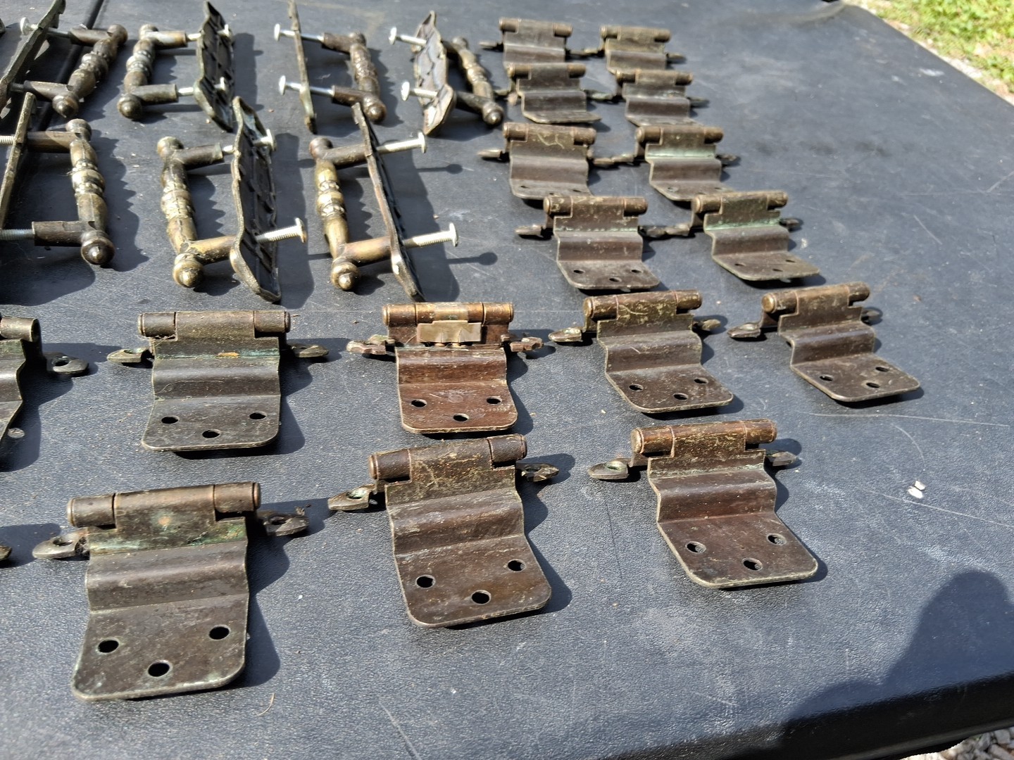 Lot Of Vintage Amerock Drawer Pulls Hinges