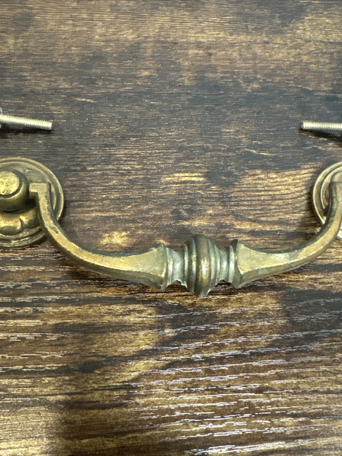 Drexel Esperanto Drawer Pull Tall Dresser Brass Vintage Drop Bail MCM Handle