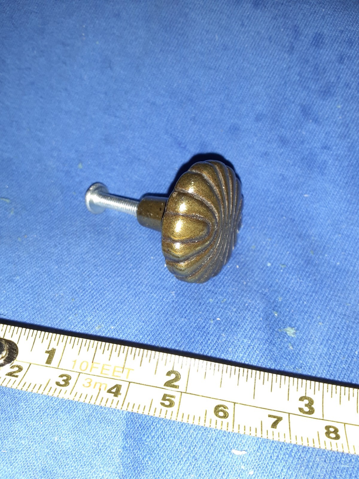 Vintage and brass drawer pull cabinet handles hardware RARE