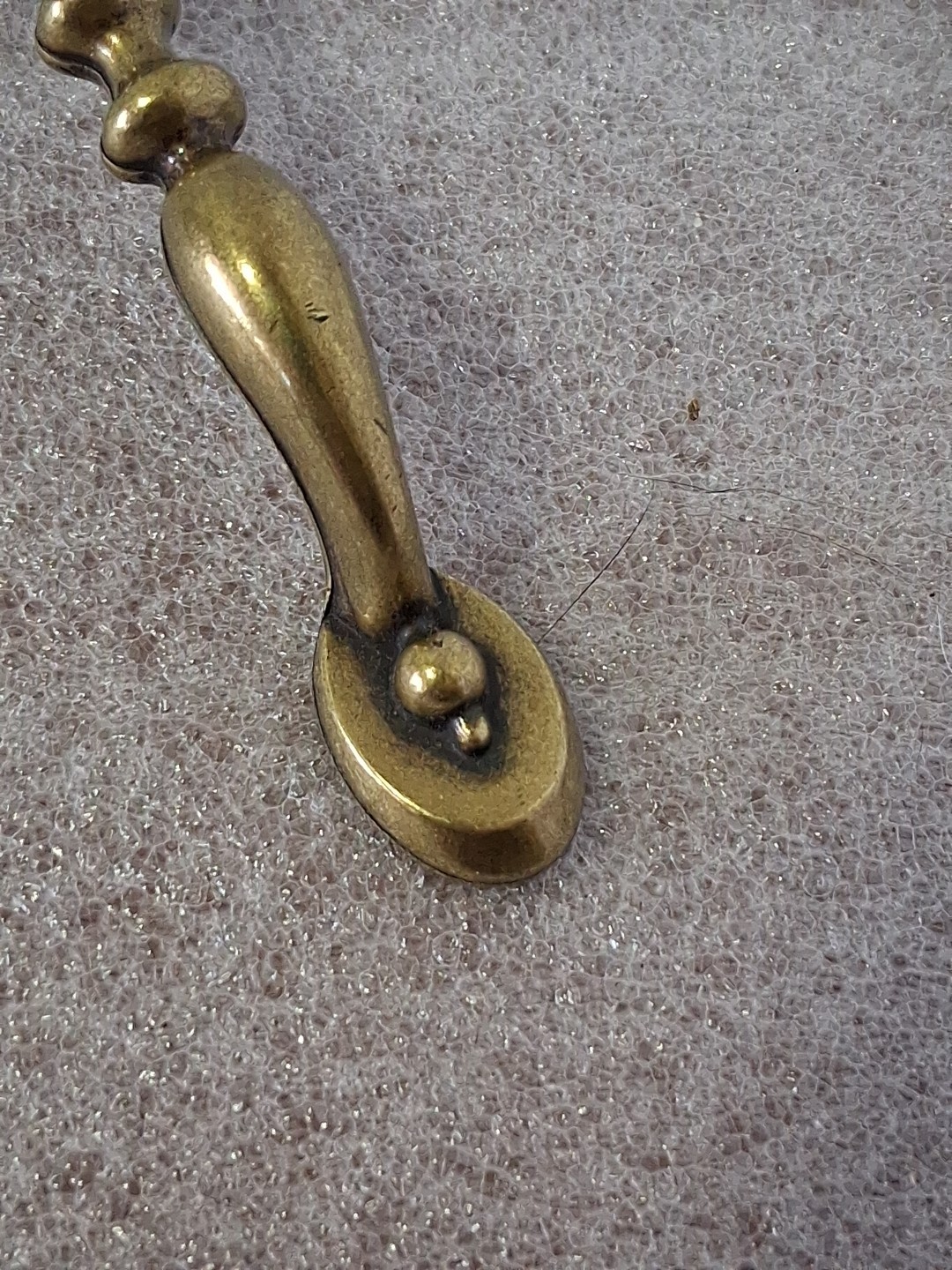 2-Vtg Brass Amerock Cabinet Drawer Pulls 1303 4.75″ 3″ C Salvaged