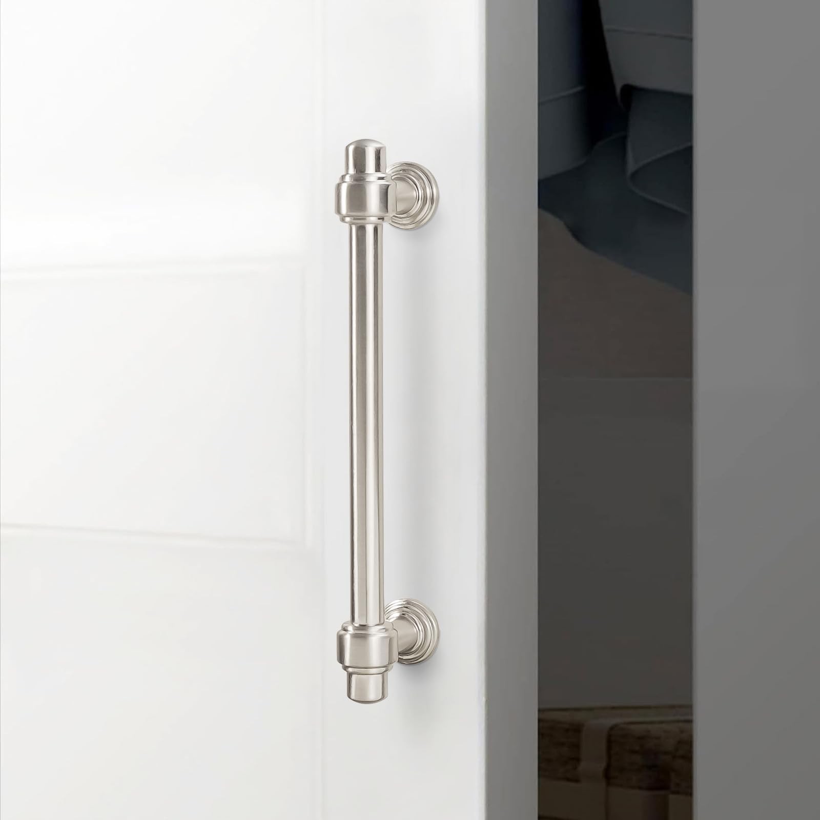 Bukobyhe 30 Pack 5 Inch Kitchen Cabinet Handles Brushed Satin Nickel Cabinet