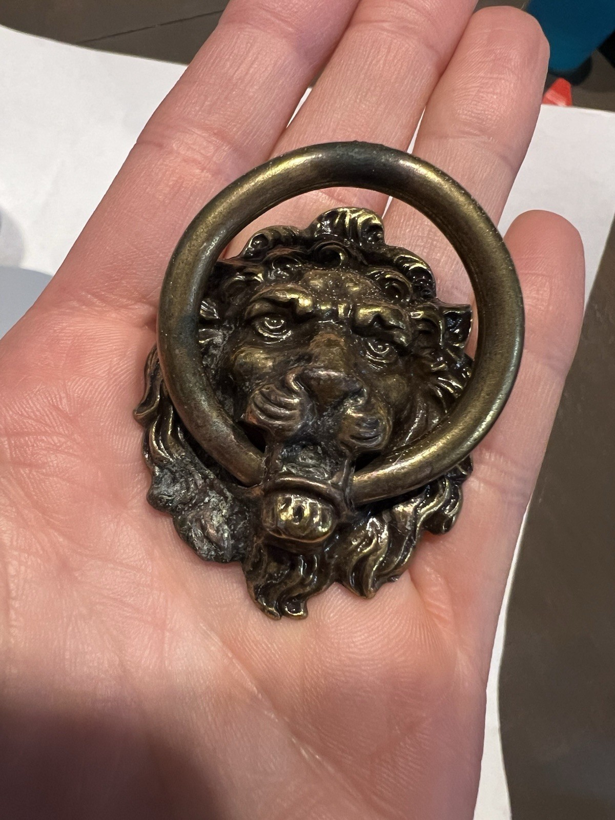 Keeler Brass Co Lion Drawer Pull KBC H377